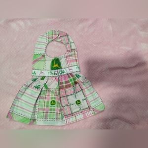 John Deere baby bib
